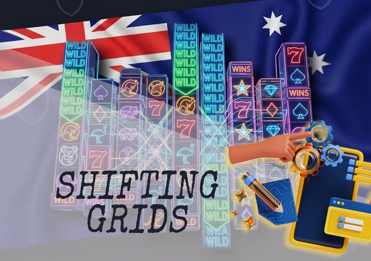 Explanation of next-gen casino game mechanics and shifting reel grids.